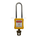 LOTO Lock Steel Shackle longo cadeado de segurança do corpo ABS